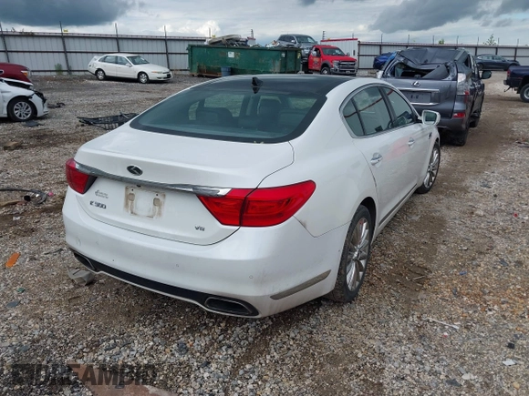 2015 Kia K900 Luxury z VIN KNALW4D48F6018930, wystawiony jako IAAI lot #42176528 z przebiegiem 54 733 mil mil oraz . Historia ofert i sprzedaży dostępna na DreamBid. Obrazek 4.