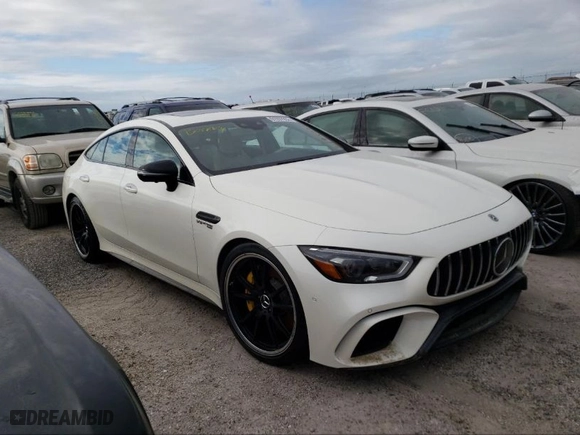 2019 Mercedes-Benz AMG GT with VIN WDD7X8KB7KA006551, listed as a IAAI auction lot 41962236 with 1 mi miles. Bid and sale history available at carsss.com. Image 1.