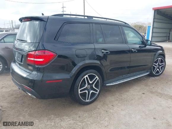 2017 Mercedes-Benz GLS with VIN 4JGDF7DE3HA952393, listed as a IAAI auction lot 41486489 with 86,350 mi miles. Bid and sale history available at carsss.com. Image 4.