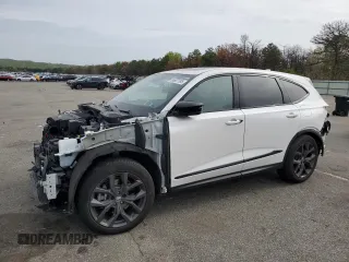 2024 Acura MDX w/A-Spec Package with VIN 5J8YE1H06RL035833, listed as a Copart auction lot 56507785 with 9,450 mi miles and Salvage title. Bid and sale history available at DreamBid. Image 1.