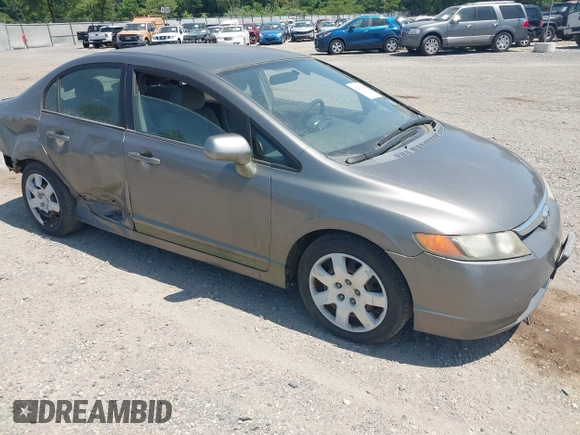 2006 Honda Civic LX with VIN 1HGFA165X6L151906, listed as a IAAI auction lot 42581843 with 97,675 mi miles and . Bid and sale history available at DreamBid. Image 1.