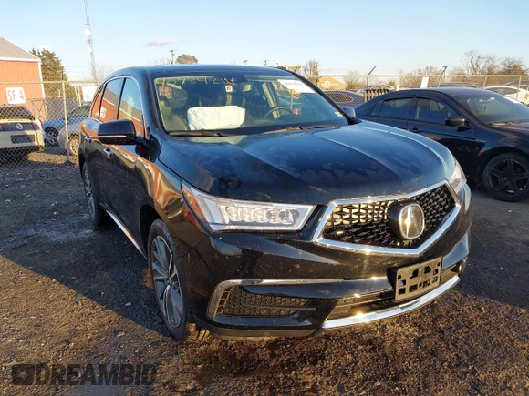 2019 Acura MDX Technology with VIN 5J8YD4H53KL026576, listed as a IAAI auction lot 40934210 with 46,221 mi miles and . Bid and sale history available at DreamBid. Image 6.