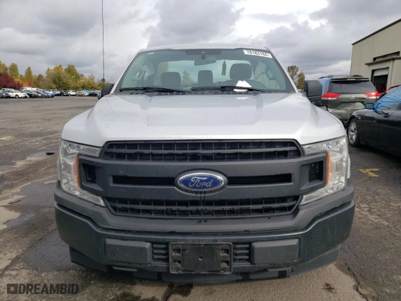 2019 Ford F-150 XL with VIN 1FTMF1CB8KKD90677, listed as a Copart auction lot 78183184 with 0 mi miles and Salvage Title. Bid and sale history available at carsss.com. Image 5.