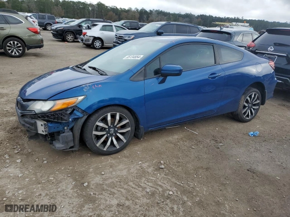 2015 Honda Civic Coupe EX-L with VIN 2HGFG3B05FH506515, listed as a Copart auction lot 85134854 with 140,182 mi miles and Clean Title. Bid and sale history available at carsss.com. Image 1.