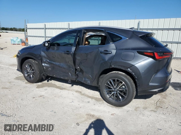 2025 Lexus NX with VIN 2T2ADCAZ7SC023643, listed as a Copart auction lot 47786945 with 2,759 mi miles and Salvage Title. Bid and sale history available at carsss.com. Image 2.