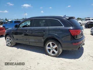 2011 Audi Q7 S line with VIN WA1DGAFE3BD006595, listed as a Copart auction lot 61010615 with 184,175 mi miles and Salvage title. Bid and sale history available at DreamBid. Image 2.