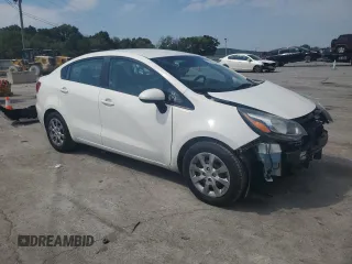 2016 Kia Rio LX with VIN KNADM4A36G6557926, listed as a Copart auction lot 69578864 with 137,404 mi miles and Salvage Title. Bid and sale history available at DreamBid. Image 4.