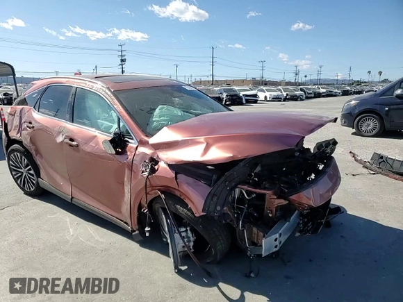 2023 Lexus RX 350 with VIN 2T2BAMCAXPC038185, listed as a Copart auction lot 47246705 with 12,837 mi miles and Salvage Title. Bid and sale history available at DreamBid. Image 11.