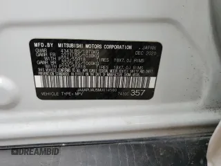 2021 Mitsubishi Outlander ES with VIN JA4APUAU5MU014560, listed as a Copart auction lot 55148675 with 54,469 mi miles and Salvage title. Bid and sale history available at DreamBid. Image 14.