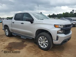 2020 Chevrolet Silverado 1500 Custom with VIN 3GCPWBEH8LG185048, listed as a Copart auction lot 55404675 with 117,318 mi miles and Clean Title. Bid and sale history available at carsss.com. Image 4.
