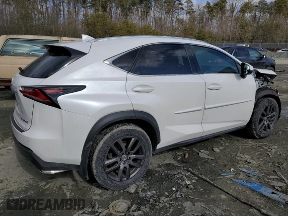 2016 Lexus NX 200t with VIN JTJBARBZ0G2090591, listed as a Copart auction lot 46295185 with 111,903 mi miles and Salvage Title. Bid and sale history available at carsss.com. Image 3.