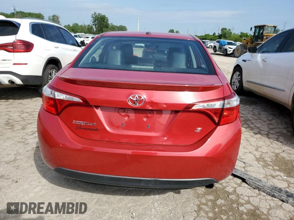 2016 Toyota Corolla L with VIN 2T1BURHE2GC716738, listed as a Copart auction lot 55645194 with 87,305 mi miles and Salvage title. Bid and sale history available at DreamBid. Image 6.