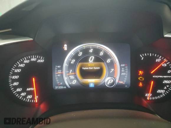 2015 Chevrolet Corvette 2LT z VIN 1G1YD2D76F5111568, wystawiony jako Copart lot #51807145 z przebiegiem 31 339 mil mil oraz Szkoda całkowita • Salvage title. Historia ofert i sprzedaży dostępna na DreamBid. Obrazek 9.