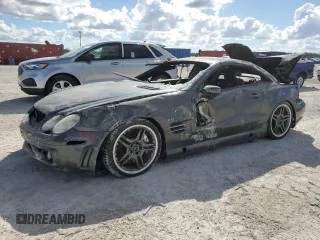 2007 Mercedes-Benz SL with VIN WDBSK79F87F128222, listed as a Copart auction lot 78300404 with Not provided miles and Salvage title. Bid and sale history available at DreamBid. Image 1.