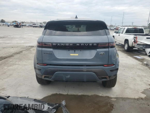 2023 Land Rover Range Rover Evoque Dynamic SE with VIN SALZL2FXXPH210107, listed as a Copart auction lot 45646785 with 10,980 mi miles and Salvage Title. Bid and sale history available at carsss.com. Image 6.