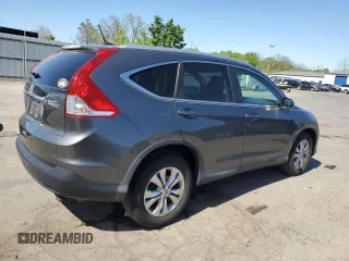 2013 Honda CR-V EX-L with VIN 2HKRM4H72DH645388, listed as a Copart auction lot 54915695 with 91,671 mi miles and Salvage Title. Bid and sale history available at DreamBid. Image 3.