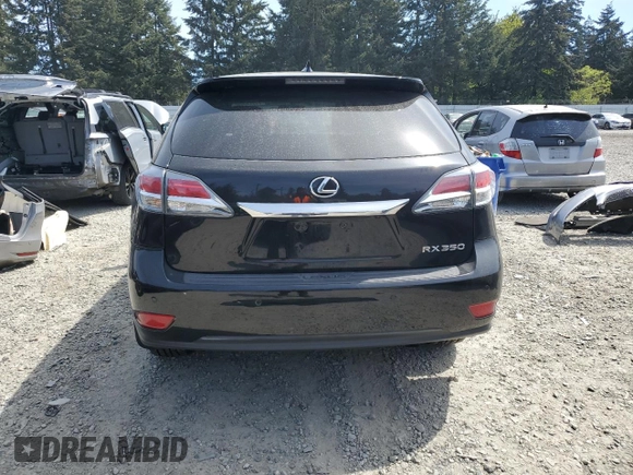 2015 Lexus RX 350 with VIN 2T2BK1BA9FC328753, listed as a Copart auction lot 55903305 with 104,891 mi miles and Salvage Title. Bid and sale history available at DreamBid. Image 6.