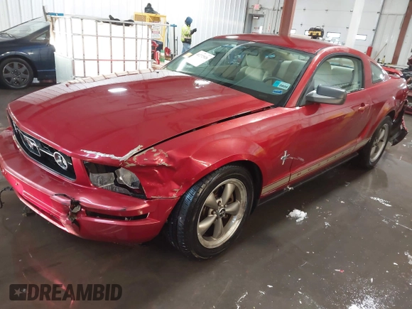 2006 Ford Mustang Standard with VIN 1ZVHT80N865227465, listed as a IAAI auction lot 41272926 with 134,695 mi miles. Bid and sale history available at carsss.com. Image 18.