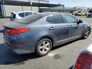 2015 Kia Optima LX with VIN KNAGM4A77F5604983, listed as a Copart auction lot 62608095 with 187,209 mi miles and Clean title. Bid and sale history available at DreamBid. Image 3.