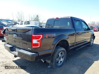 2019 Ford F-150 XL with VIN 1FTFW1E45KFD12387, listed as a IAAI auction lot 41942427 with 77,901 mi miles. Bid and sale history available at carsss.com. Image 4.