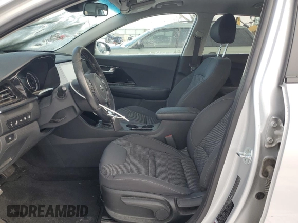 2021 Kia Niro LX with VIN KNDCB3LC2M5470747, listed as a Copart auction lot 45146245 with 34,190 mi miles and Salvage Title. Bid and sale history available at carsss.com. Image 7.