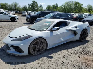 2020 Chevrolet Corvette 3LT with VIN 1G1Y82D43L5118578, listed as a Copart auction lot 59742265 with 23,495 mi miles and Salvage title. Bid and sale history available at DreamBid. Image 1.