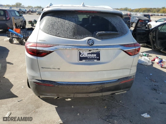 2020 Buick Enclave Essence with VIN 5GAERBKW3LJ124367, listed as a Copart auction lot 76813274 with 60,846 mi miles and Salvage Title. Bid and sale history available at carsss.com. Image 6.