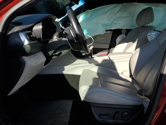 2023 Genesis G70 2.0T with VIN KMTG34TA1PU123716, listed as a Copart auction lot 44340295 with 26,963 mi miles and Salvage Title. Bid and sale history available at carsss.com. Image 7.