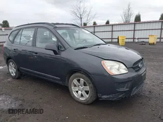 2008 Kia Rondo EX with VIN KNAFG525X87132226, listed as a IAAI auction lot 41861052 with 101,235 mi miles. Bid and sale history available at carsss.com. Image 1.