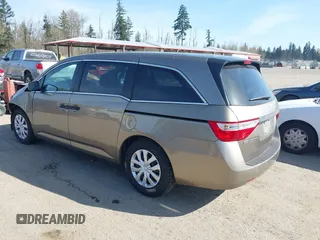 2013 Honda Odyssey LX z VIN 5FNRL5H29DB055166, wystawiony jako IAAI lot #41965037 z przebiegiem 122 470 mil mil oraz . Historia ofert i sprzedaży dostępna na DreamBid. Obrazek 3.