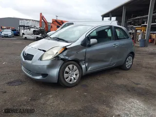 2007 Toyota Yaris with VIN JTDJT923175067632, listed as a IAAI auction lot 41471162 with 80,307 mi miles. Bid and sale history available at carsss.com. Image 17.