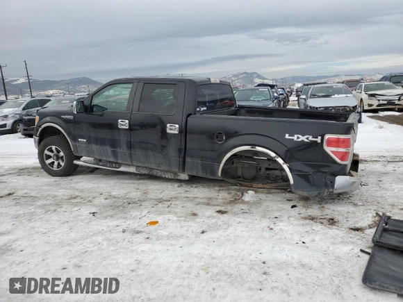 2012 Ford F-150 XL with VIN 1FTFW1ET6CKE25779, listed as a Copart auction lot 87034494 with 0 mi miles and Salvage Title. Bid and sale history available at carsss.com. Image 2.