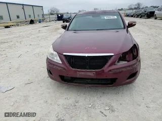 2010 Hyundai Genesis with VIN KMHGC4DF3AU101521, listed as a Copart auction lot 45555195 with 127,577 mi miles and Salvage Title. Bid and sale history available at carsss.com. Image 10.