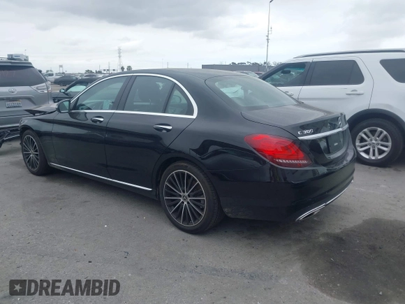 2021 Mercedes-Benz C 300 with VIN W1KWF8DB5MR650484, listed as a IAAI auction lot 42190143 with 32,460 mi miles and . Bid and sale history available at DreamBid. Image 3.
