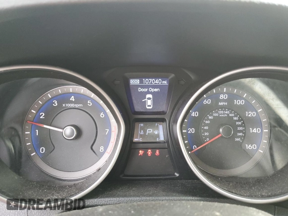2013 Hyundai Elantra z VIN KMHD35LE3DU075234, wystawiony jako Copart lot #57754185 z przebiegiem 107 040 mil mil oraz Szkoda całkowita • Salvage title. Historia ofert i sprzedaży dostępna na DreamBid. Obrazek 9.