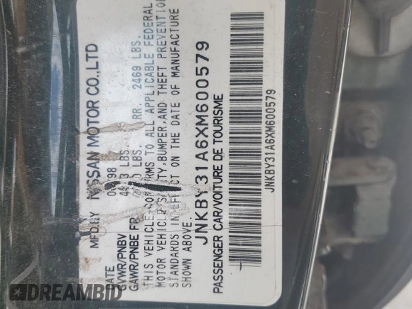 1999 Infiniti Q45 z VIN JNKBY31A6XM600579, wystawiony jako Copart lot #57683075 z przebiegiem 215 415 mil mil oraz Szkoda całkowita • Salvage title. Historia ofert i sprzedaży dostępna na DreamBid. Obrazek 13.