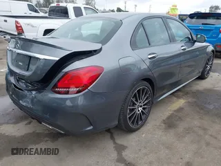 2021 Mercedes-Benz C 300 with VIN W1KWF8DBXMR614581, listed as a IAAI auction lot 42206714 with 35,573 mi miles and . Bid and sale history available at DreamBid. Image 4.