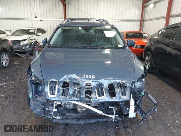 2018 Jeep Cherokee Latitude Plus with VIN 1C4PJLLX3JD573359, listed as a IAAI auction lot 41313339 with 98,981 mi miles. Bid and sale history available at carsss.com. Image 12.