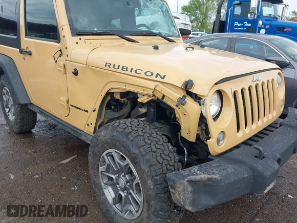 2014 Jeep Wrangler Rubicon with VIN 1C4BJWCG4EL145081, listed as a IAAI auction lot 42180723 with 113,659 mi miles and . Bid and sale history available at DreamBid. Image 17.