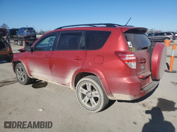 2010 Toyota RAV4 Sport with VIN 2T3RF4DV6AW075575, listed as a Copart auction lot 47207305 with 60,706 mi miles and Salvage title. Bid and sale history available at DreamBid. Image 2.