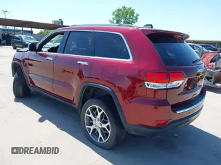 2020 Jeep Grand Cherokee Limited with VIN 1C4RJEBG2LC256980, listed as a IAAI auction lot 42378094 with 83,267 mi miles and . Bid and sale history available at DreamBid. Image 3.