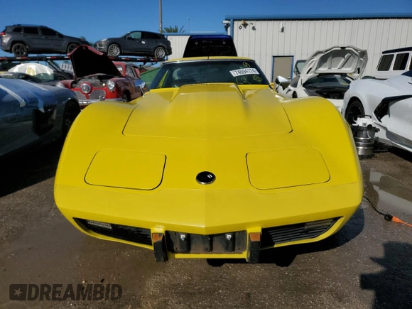 1976 Chevrolet Corvette with VIN 1Z37L6S435024, listed as a Copart auction lot 74694174 with 76,512 mi miles and Non repairable. Bid and sale history available at DreamBid. Image 5.