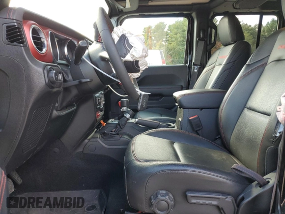 2023 Jeep Wrangler Rubicon with VIN 1C4HJXFN4PW636133, listed as a Copart auction lot 75499614 with 13,252 mi miles and Salvage title. Bid and sale history available at DreamBid. Image 7.