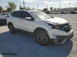 2021 Honda CR-V EX-L with VIN 5J6RW1H8XMA000961, listed as a Copart auction lot 51565925 with 19,592 mi miles and Non Repairable. Bid and sale history available at carsss.com. Image 4.