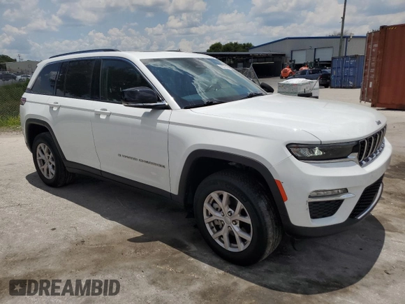 2022 Jeep Grand Cherokee Limited with VIN 1C4RJHBG6N8609664, listed as a Copart auction lot 62375995 with 47,703 mi miles and Salvage title. Bid and sale history available at DreamBid. Image 4.