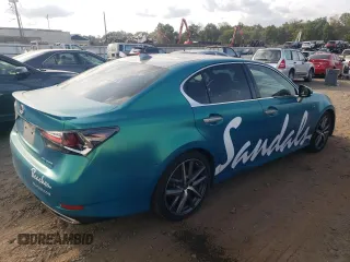 2020 Lexus GS with VIN JTHEZ1BL9LA019572, listed as a Copart auction lot 71178534 with 0 mi miles and Salvage Title. Bid and sale history available at carsss.com. Image 3.