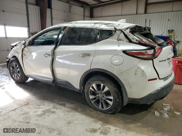 2017 Nissan Murano Platinum with VIN 5N1AZ2MH3HN111447, listed as a Copart auction lot 42356595 with 128,133 mi miles and Salvage Title. Bid and sale history available at carsss.com. Image 2.