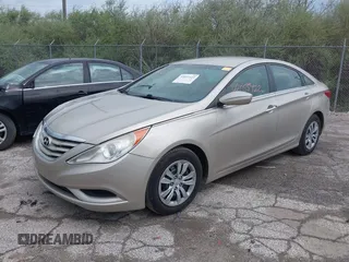 2011 Hyundai Sonata GLS with VIN 5NPEB4AC2BH061548, listed as a IAAI auction lot 42055422 with 131,366 mi miles and . Bid and sale history available at carsss.com. Image 2.