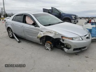 2004 Acura TL with VIN 19UUA66234A008251, listed as a Copart auction lot 47762785 with 122,208 mi miles and Salvage Title. Bid and sale history available at carsss.com. Image 4.