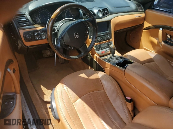 2011 Maserati GranTurismo S with VIN ZAM45KLA9B0059436, listed as a Copart auction lot 55851475 with Not provided miles and Clean title. Bid and sale history available at DreamBid. Image 8.